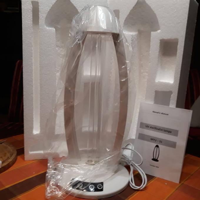 Sterilizační lampa pro Pozor kočku