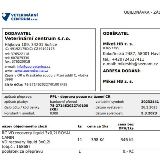SPECIÁLNÍ KRMIVO PRO KOČIČÍHO DĚDEČKA