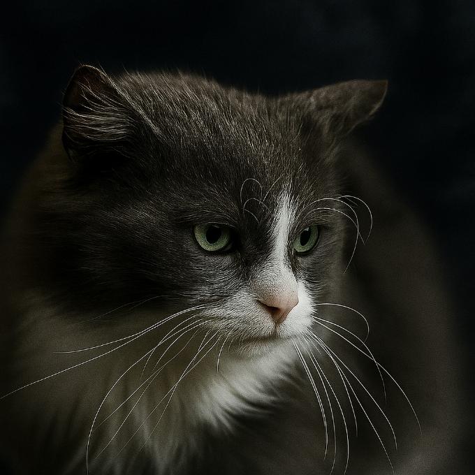 FeLV pozitivní Faust