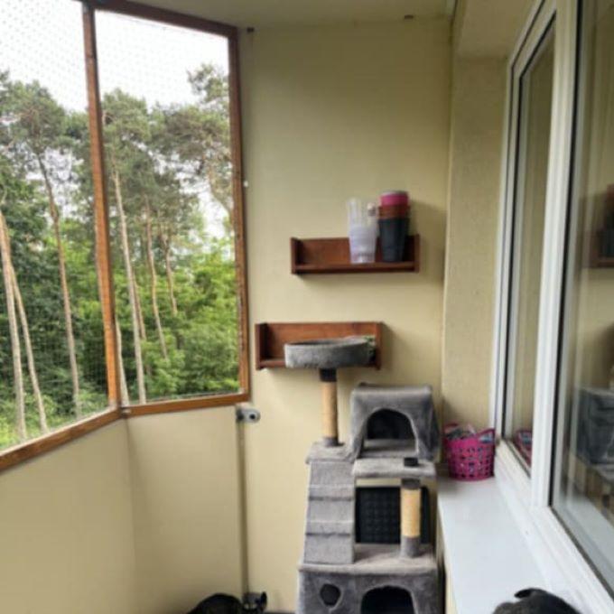 Zasíťování balkónu u dočaskové tety Káti v Hustopečích