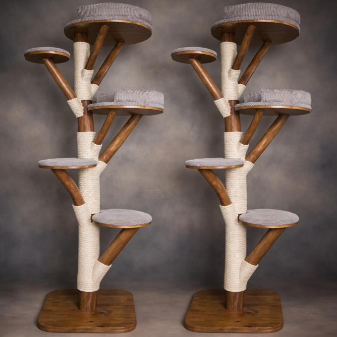 Dvě velká škrabadla do kočičích voliér