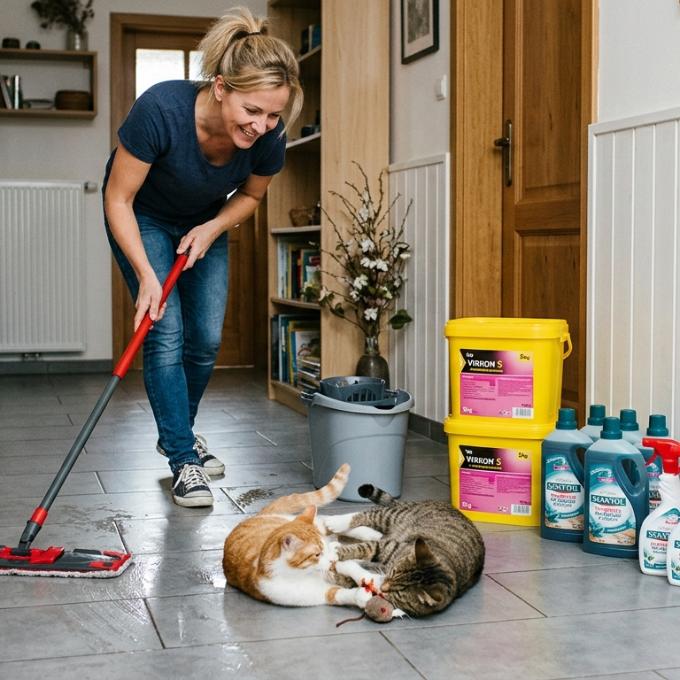 DEZINFEKCE A MOP PRO TLAPKÁRIUM