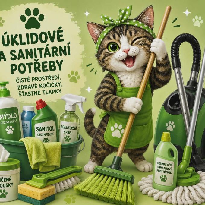 Úklidové a sanitární potřeby