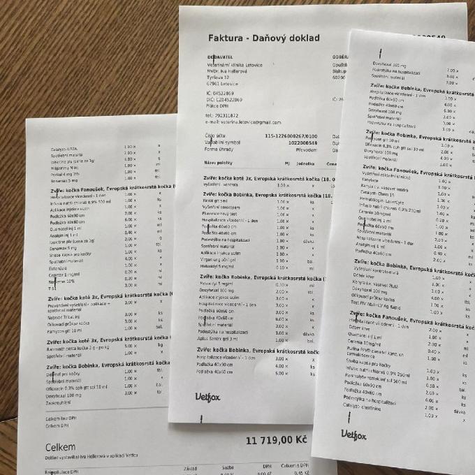 Veterinární náklady