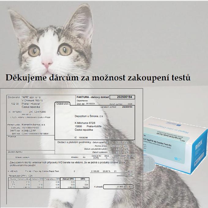 20 testů na FeLV a FIV