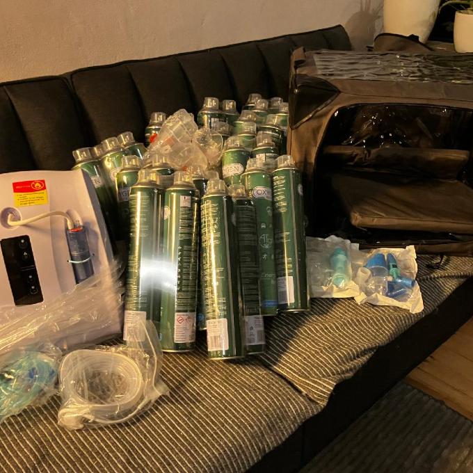 Kyslíkový box a příslušenství