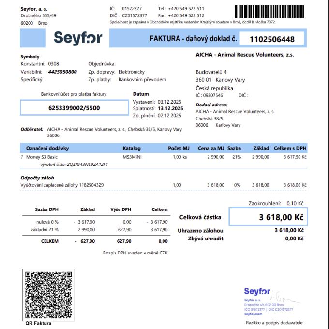 Účetní program Money S3