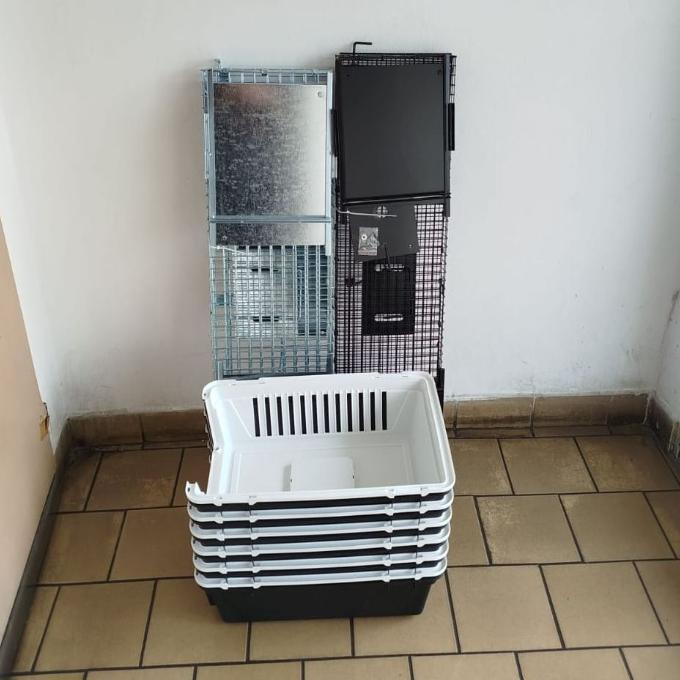 Sklopce a přepravky pro kastrační program