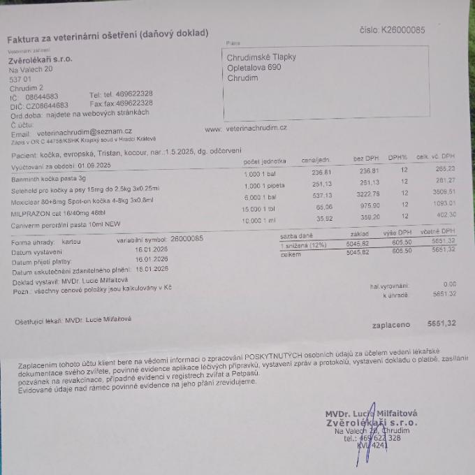 Odčervení pro chlupáčky